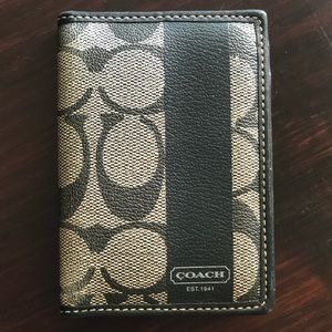 Coach bifold wallet and card holder